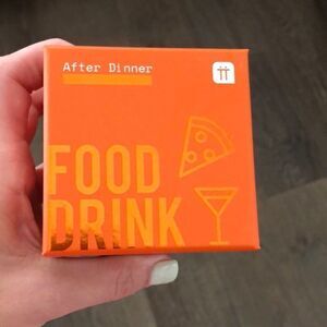 After Dinner food and drink game